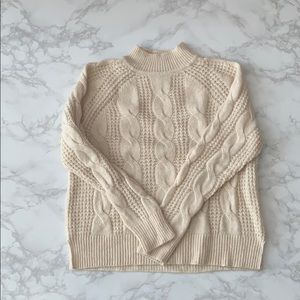 J CREW mock turtleneck